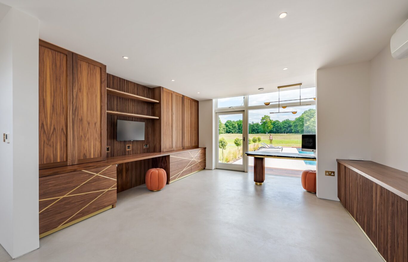 Office in a modern home