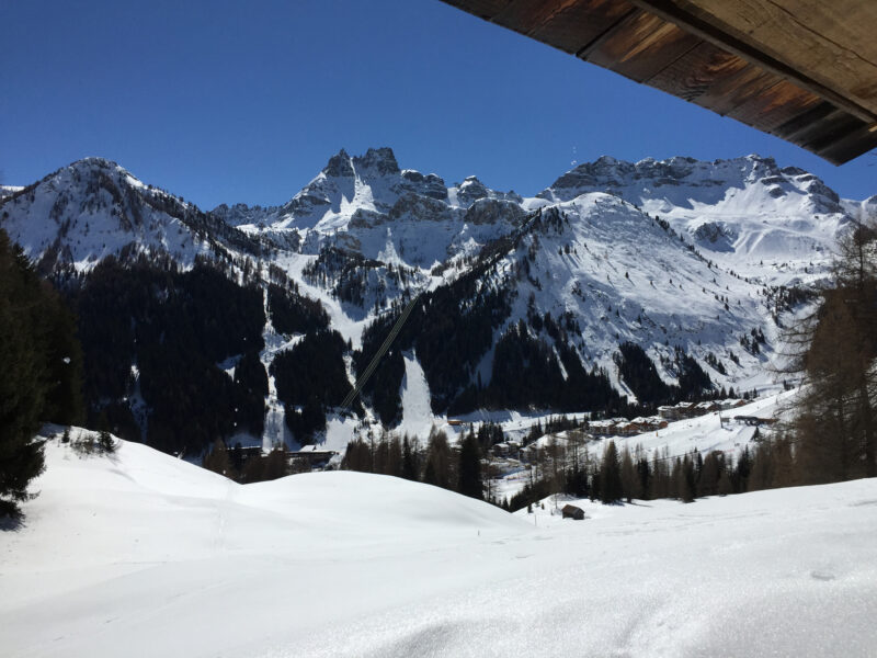 Cesa Del Louf Chalet View Winter