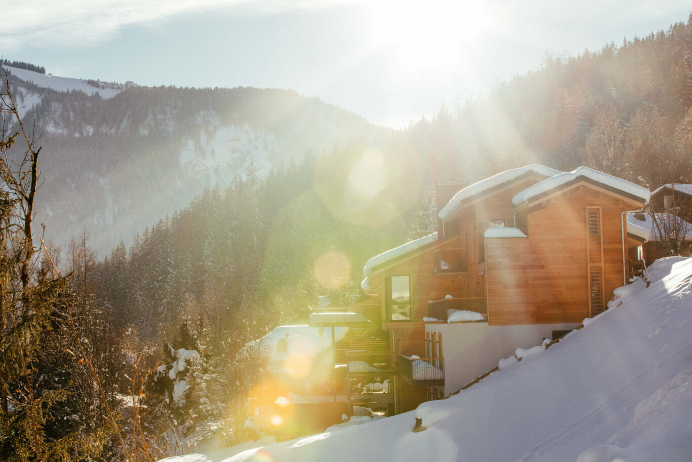 Le Chalet Mont Blanc setting winter exclusive buy-out