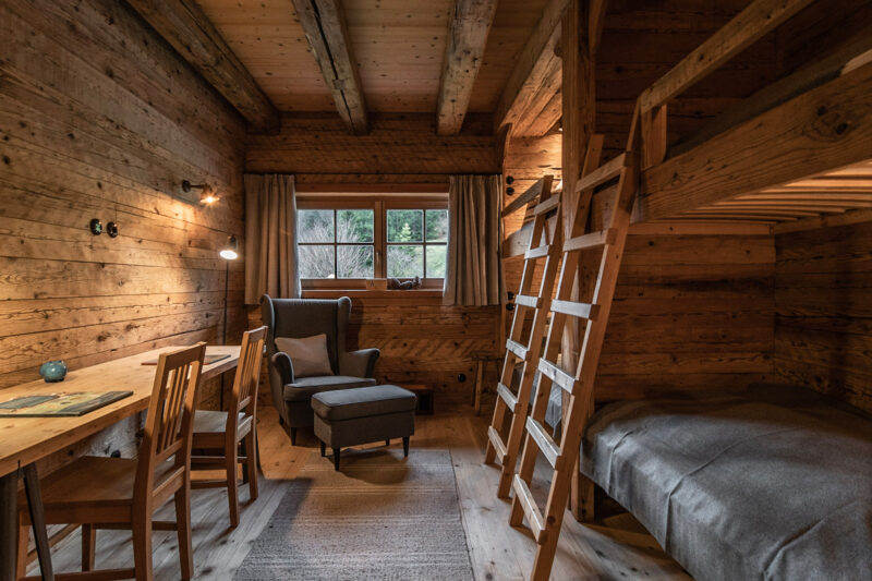 Childrens bunkroom ski chalet alps