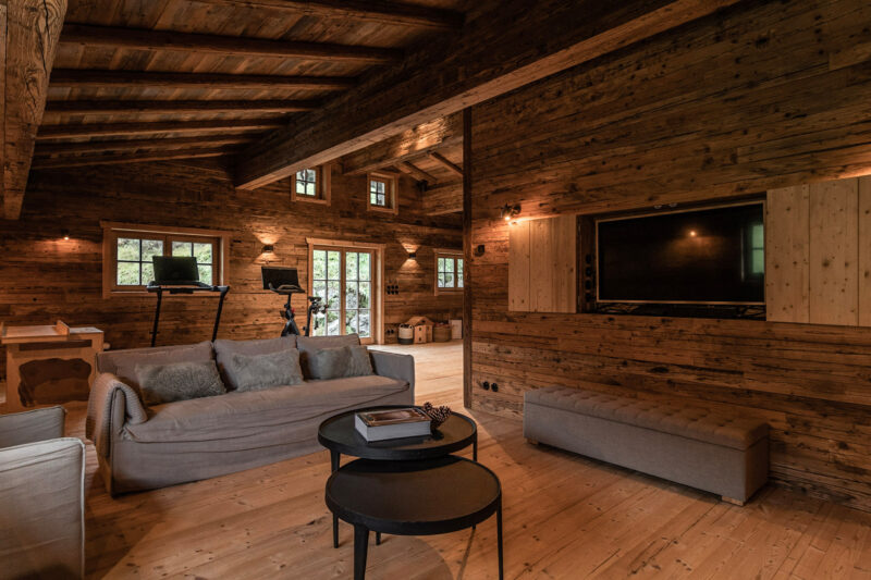 TV room luxury austrian chalet